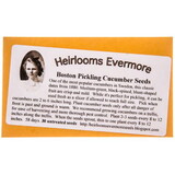 Heirlooms Evermore Boston Pickling Cucumber Seeds