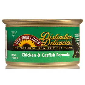 Lick Your Chops Cat Food, Canned, Chicken &amp; Catfish
