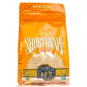 Lundberg Rice, Short Grain Brown, Eco-Farmed, Gluten Free