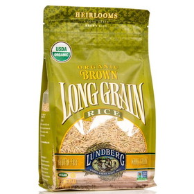 Lundberg Rice, Long Grain Brown, Organic, Gluten Free