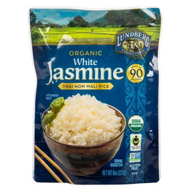 Lundberg Rice, Jasmine White, Thai Hom Mali, Organic