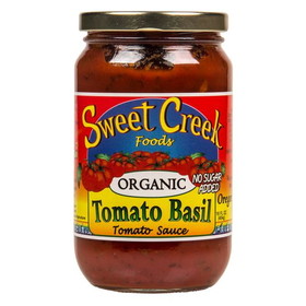 Sweet Creek Foods Tomato Sauce, Tomato Basil, Organic