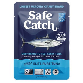 Safe Catch Skipjack Wild Tuna Steak, Elite Pouch