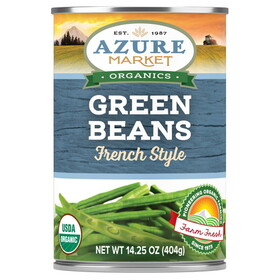 Azure Market Organics Green Beans, French Style, Organic