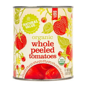 Natural Value Tomatoes, Whole Peeled, Organic