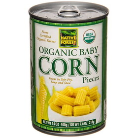 Native Forest Baby Corn, Cut, Organic