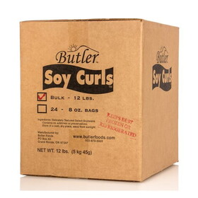 Butler Foods Soy CURLS, Bulk, GMO Free