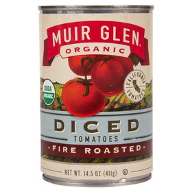 Muir Glen Diced Tomatoes, Fire Roasted, Organic