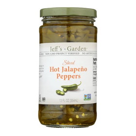 Jeff's Garden Jalapeno Peppers, Hot, Sliced