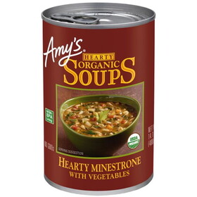 Amy's Hearty Minestrone with Vegetables Soup, Organic