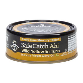 Safe Catch Tuna, Wild Ahi Yellowfin in Extra Virgin Olive Oil