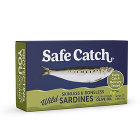 Safe Catch Wild Sardines in Extra Virgin Olive Oil, Skinless &amp; Boneless