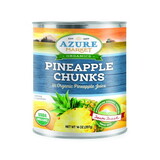 Azure Market Organics Pineapple Chunks in Pineapple Juice, Organic