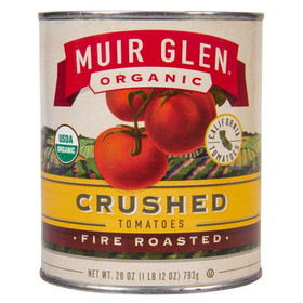 Muir Glen Crushed Tomatoes, Fire Roasted, Organic