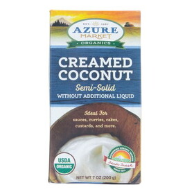 Azure Market Organics Creamed Coconut, Organic
