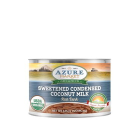 Azure Market Organics Sweetened Condensed Coconut Milk, Rich Dark (with coconut syrup), No Guar, Organic