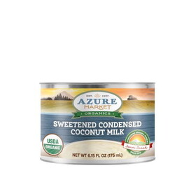 Azure Market Organics Sweetened Condensed Coconut Milk, Plain (with cane sugar), Organic