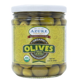 Azure Market Organics Manzanilla Olives, Organic