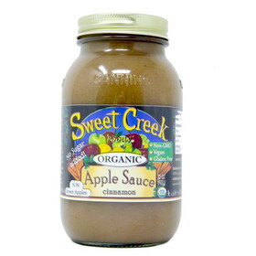 Sweet Creek Foods Apple Sauce, Cinnamon, Organic