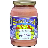 Sweet Creek Foods Apple Sauce, Blueberry, Organic