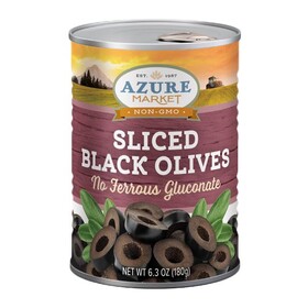 Azure Market Black Olives, Sliced