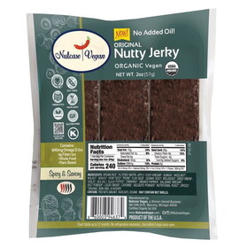 Nutcase Vegan Nutty Jerky, Original, Organic