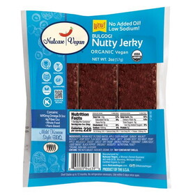 Nutcase Vegan Nutty Jerky, Bulgogi, Organic