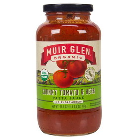 Muir Glen Pasta Sauce, Chunky Tomato &amp; Herb Organic