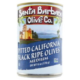Santa Barbara Black Olives, Pitted, Medium