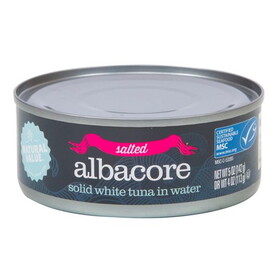 Natural Value Albacore Tuna, Salted