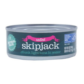 Natural Value Tuna, Skipjack, Salted