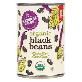 Natural Value Black Beans, Organic