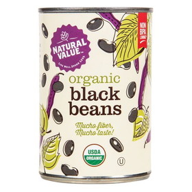 Natural Value Black Beans, Organic