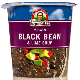 Dr. McDougall's Right Foods Big Soup Cups, Black Bean &amp; Lime, Gluten Free
