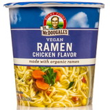 Dr. McDougall's Right Foods Big Soup Cups, Chicken Ramen, with Organic Noodles