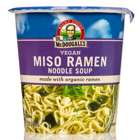 Dr. McDougall's Right Foods Big Soup Cups, Miso Noodle, with Organic Noodles