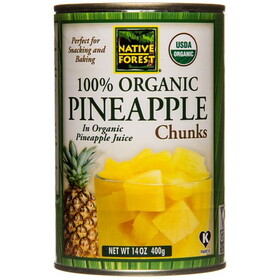 Native Forest Pineapple Chunks, Organic