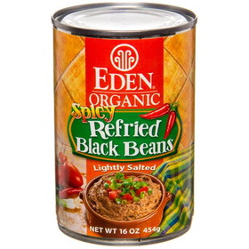 Eden Foods Spicy Refried Black Beans, Organic