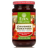 Eden Foods Crushed Tomatoes, Organic in Amber Glass