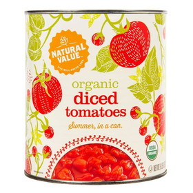 Natural Value Tomatoes, Diced, in Tomato Juice, Organic