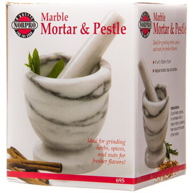 Norpro Marble Mortar &amp; Pestle