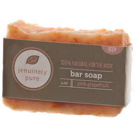 Jenuinely Pure Bar Soap, Pink Grapefruit