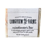 Longview Farms Goat Milk Bar Soap, Handcrafted, Woodsman's, All Natural