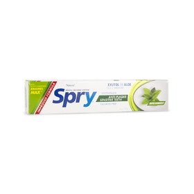 Spry Xylitol Toothpaste, Fluoride Free, Spearmint