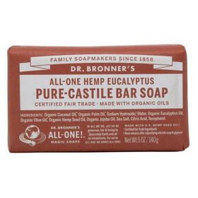 Dr Bronner Pure Castile Bar Soap, Eucalyptus