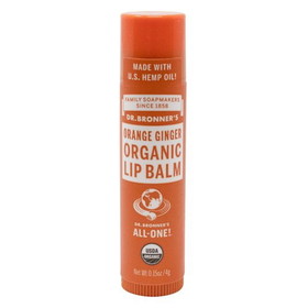 Dr Bronner Lip Balm, Orange Ginger, Organic