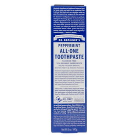 Dr Bronner Toothpaste, All-One, Peppermint