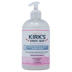 Kirk's Hand Soap, Hydrating &amp; Odor Neutralizing, Rosemary &amp; Sage