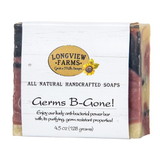 Longview Farms Goat Milk Bar Soap, Handcrafted, Germs B-Gone, All Natural