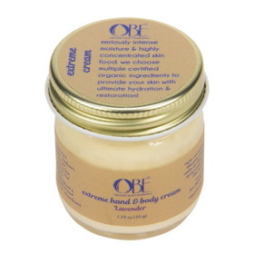 OBE Organic Body Essentials Hand and Body Cream, Extreme, Lavender